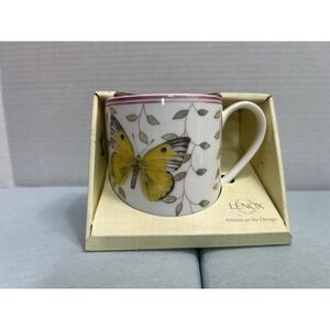 Lenox Butterfly Meadow Live for today Mug New in Box 3 1/2"